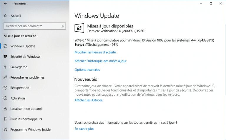 Windows Update : configurer les mises à jour sur Windows [10, 8 et 7