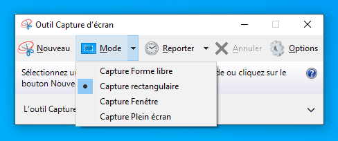 4 Methodes Pour Faire Une Capture D Ecran Sous Windows Le Crabe Info