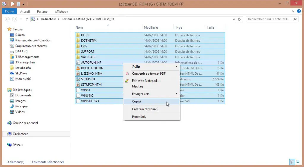 Comment Copier Le Contenu D'un Cd Sur Cle Usb Comment installer Windows XP : CD, clé USB, disque SATA, AHCI… – Le