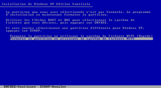 formater-la-partition-en-utilisant-le-systeme-de-fichiers-ntfs-installation-windows-xp