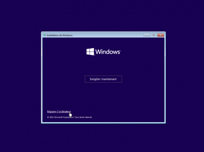 réinstallation de Windows XP sans un CD