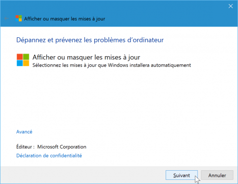 Windows 7 afficher les mises à jour installées dans Windows
