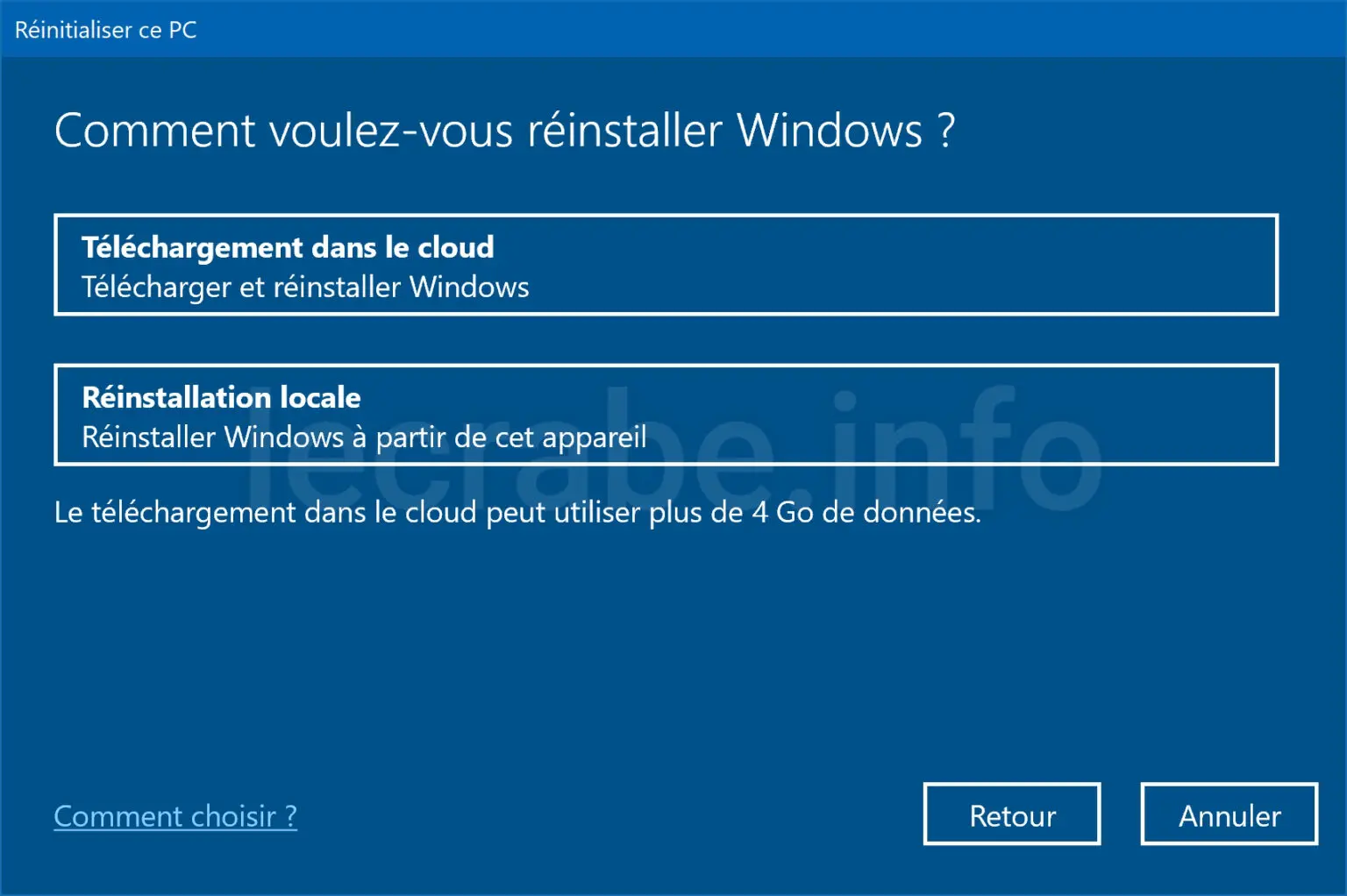 Changer De Processeur Sans Reinstaller Windows 10 Réparer Windows 10 sans perdre ses données – Le Crabe Info