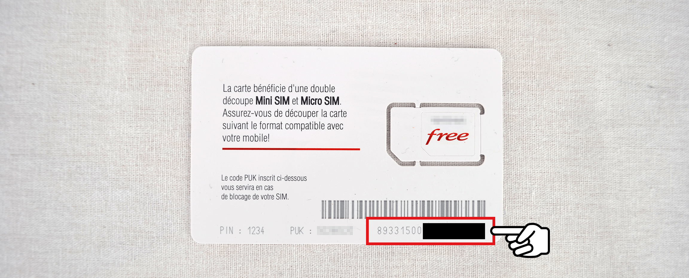 Activer la carte SIM Free Mobile 