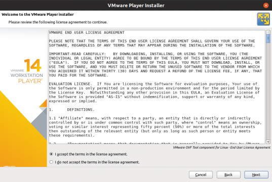Installer VMware Workstation Player sur Ubuntu Linux – Le Crabe Info