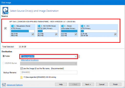 Windows : créer une image disque avec Macrium Reflect – Le Crabe Info