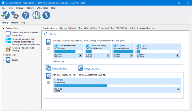 Windows : créer une image disque avec Macrium Reflect – Le Crabe Info