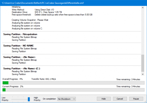 Windows : créer une image disque avec Macrium Reflect – Le Crabe Info