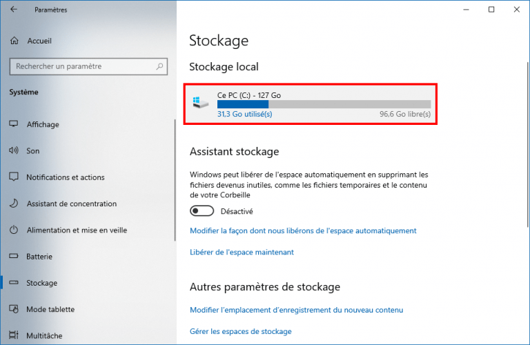 Libérer de l’espace disque sur Windows [10, 8, 7] – Le Crabe Info