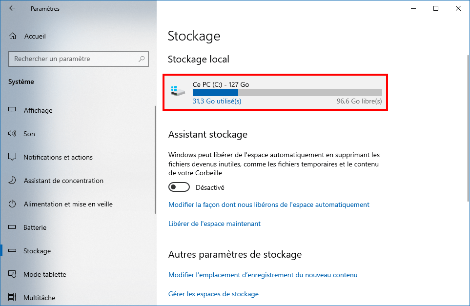 Libérer de l'espace disque sur Windows [10, 8, 7] – Le Crabe Info