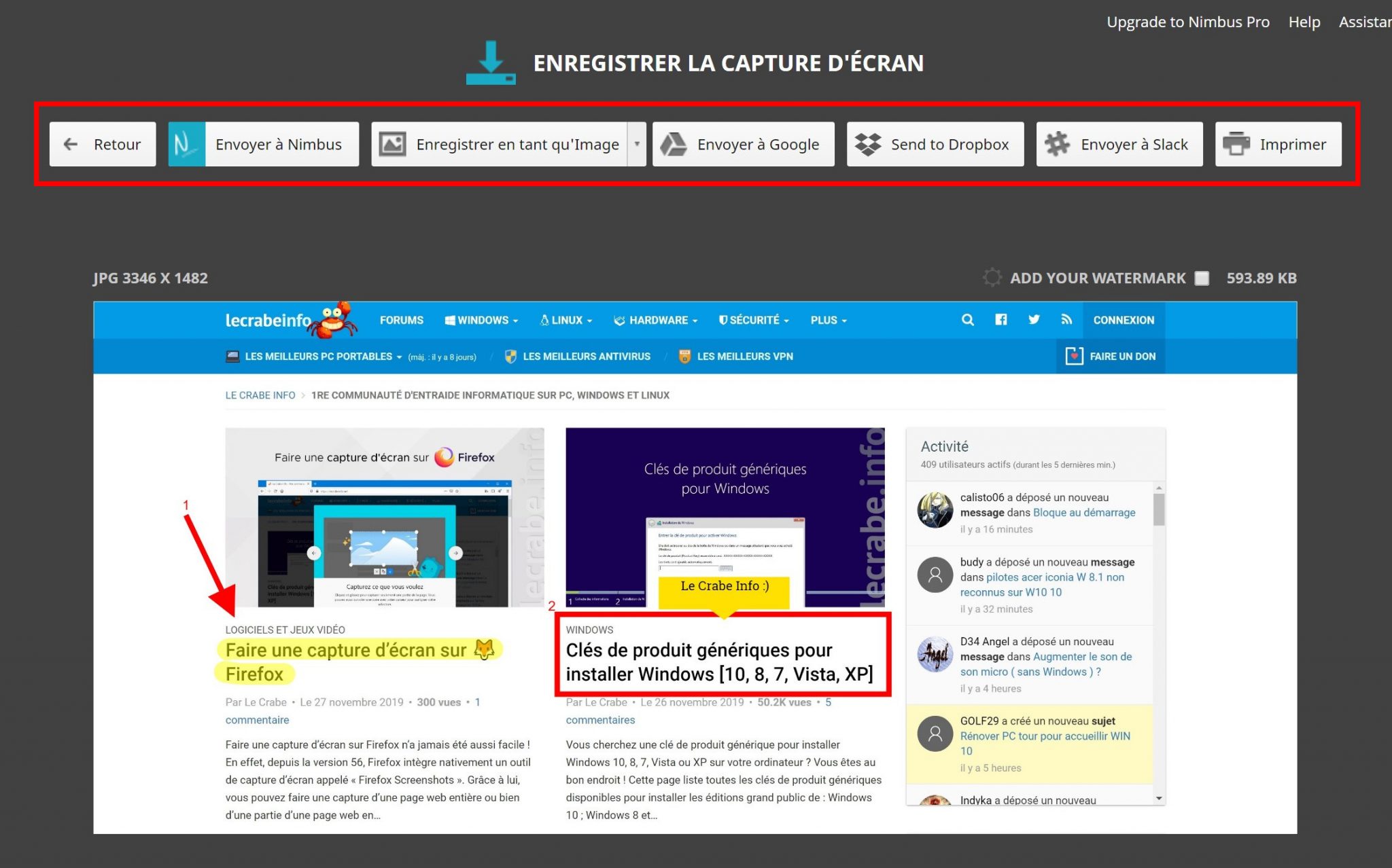 Capturer des pages web sur Chrome et Firefox (Nimbus Capture) – Le ...