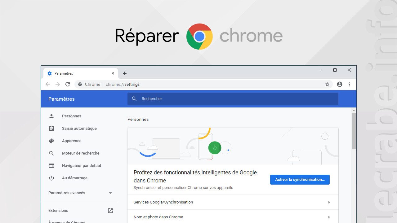 Pourquoi réinitialiser Chrome ?
