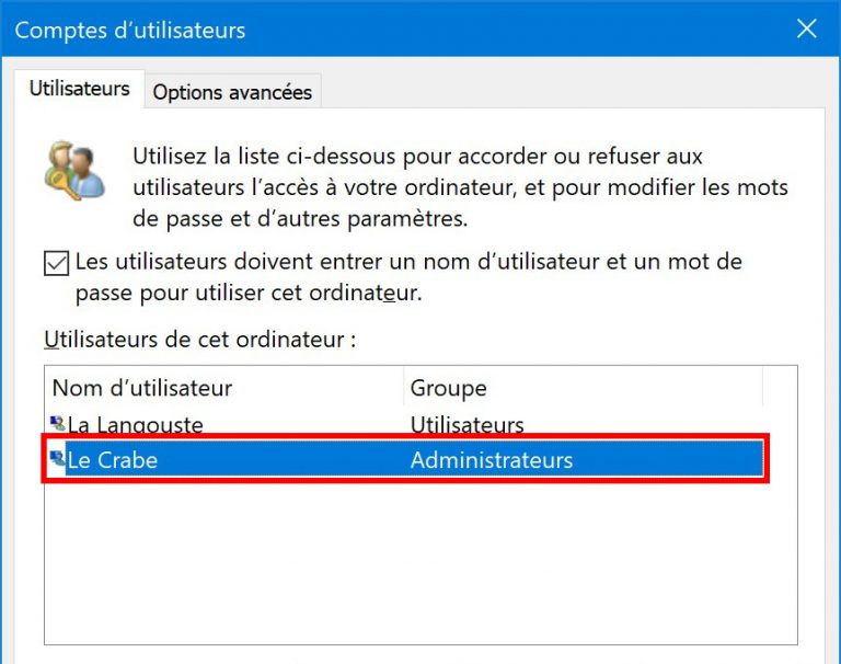 Windows 10 : connexion automatique (sans mot de passe) au démarrage