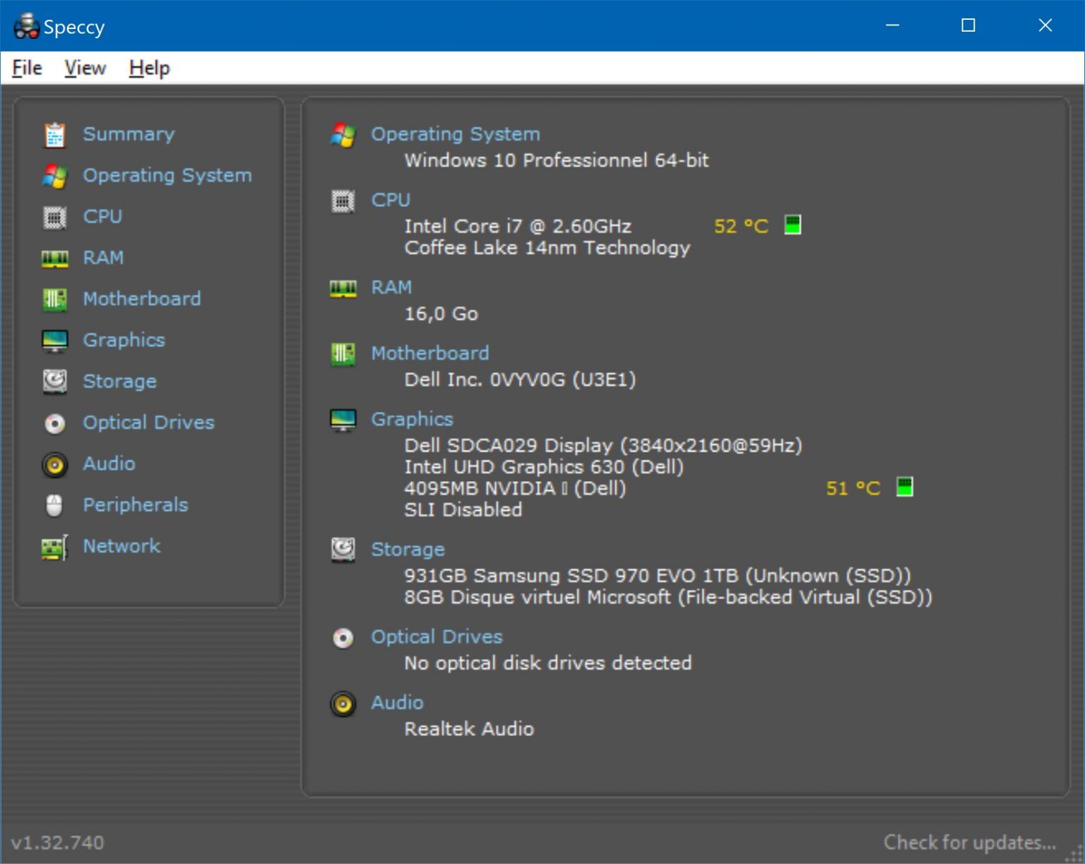 Connaître la température de son PC (CPU, GPU, SSD) sur Windows Le