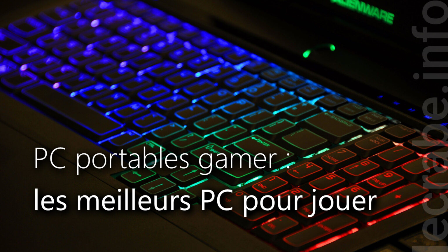 PC portables gamer les meilleurs PC pour jouer en 2021 Le Crabe Info