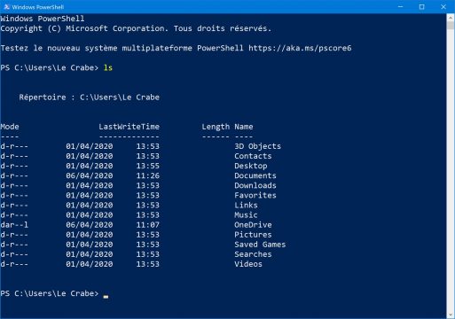 Ouvrir PowerShell sur Windows – Le Crabe Info
