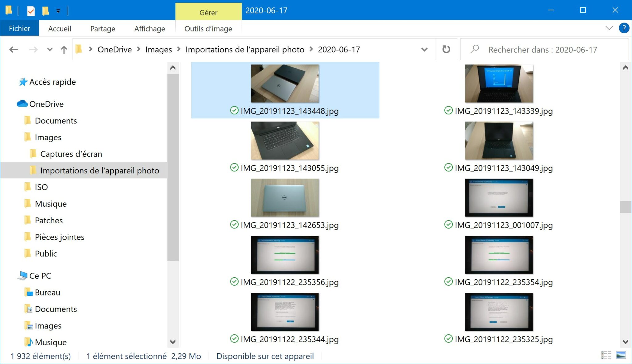Transférer ses photos Android vers son PC avec un câble USB Le Crabe Info