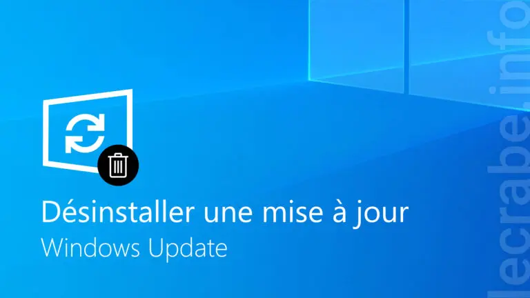Réparer Windows Update (échec des mises à jour et erreurs) – Le Crabe Info