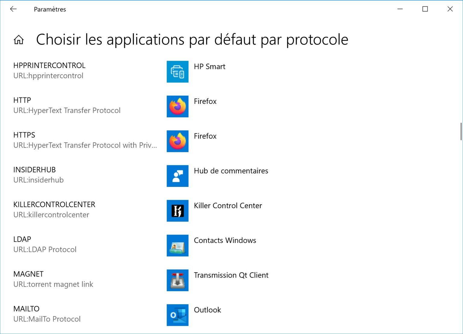 Windows 10 changer les applications par défaut Le Crabe Info