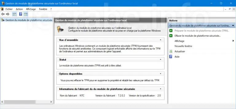 Activer le chiffrement de l’appareil (BitLocker) sur Windows 10 Famille ...