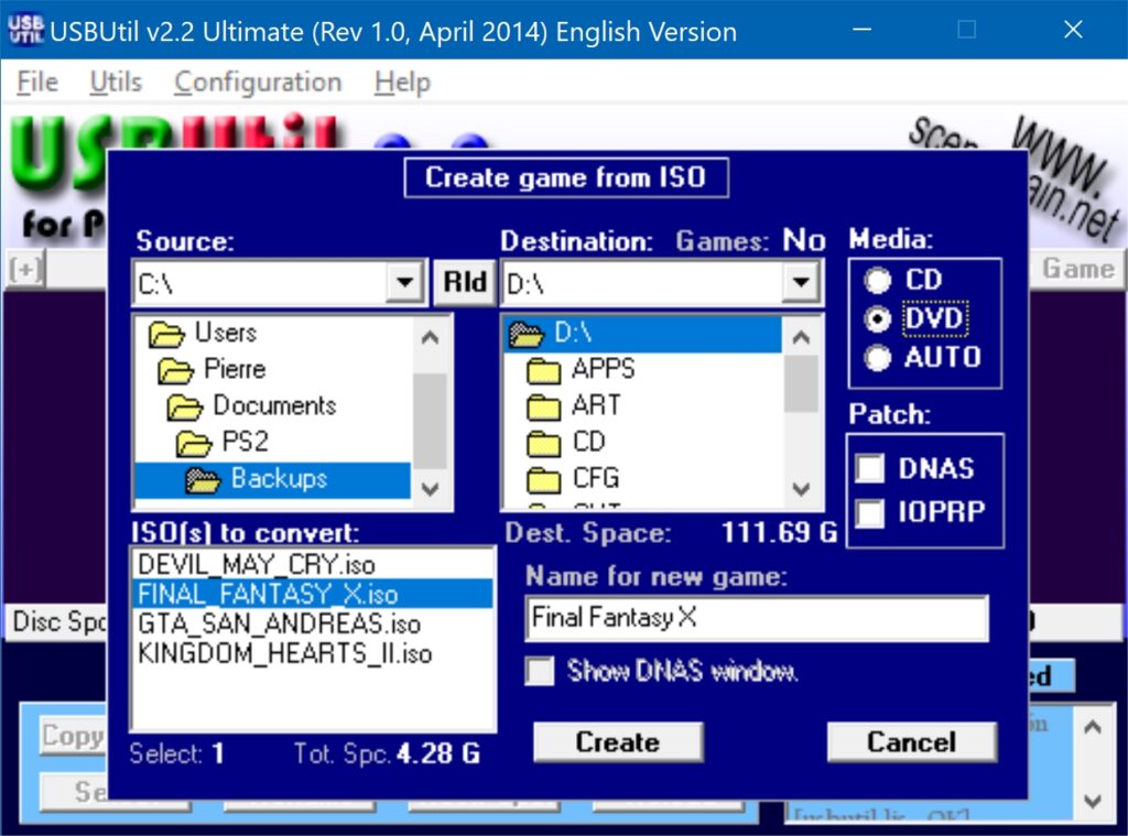 PS2  lire des jeux PS2 depuis une clé USB avec OPL – Le Crabe Info