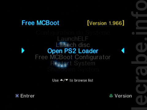 playstation 2 меню