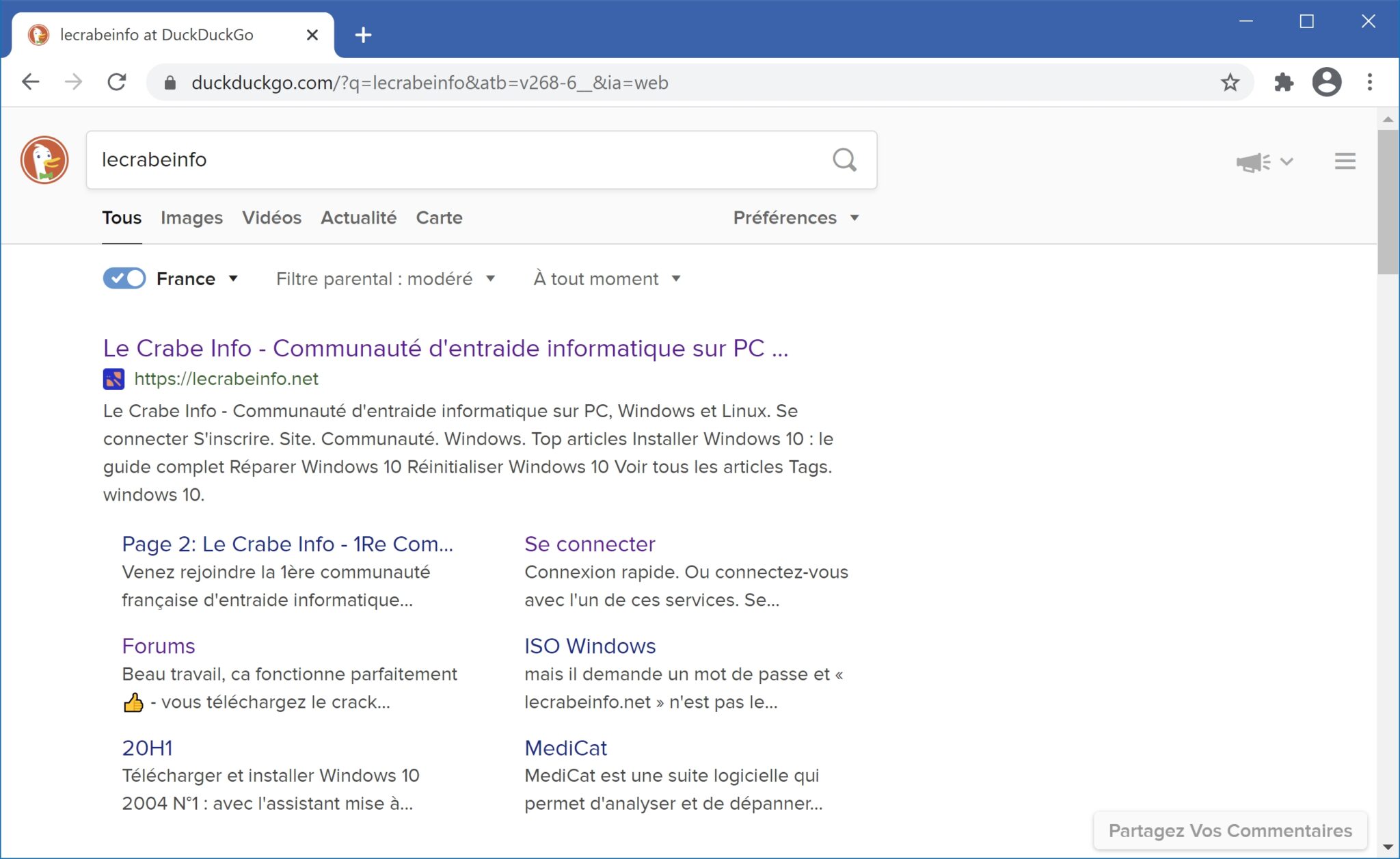 Google Chrome : changer le moteur de recherche – Le Crabe Info
