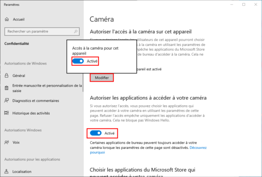 Modifier les paramètres de sa webcam dans Windows 10 – Le Crabe Info