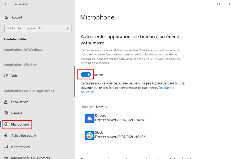 Windows 10 : autoriser des applications à accéder au microphone – Le