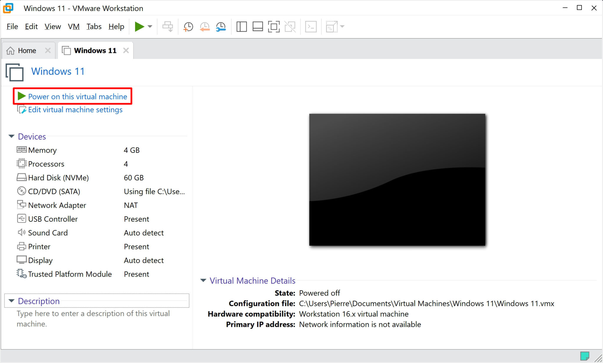 Installer Windows 11 dans une machine virtuelle avec VMware Workstation Le Crabe Info