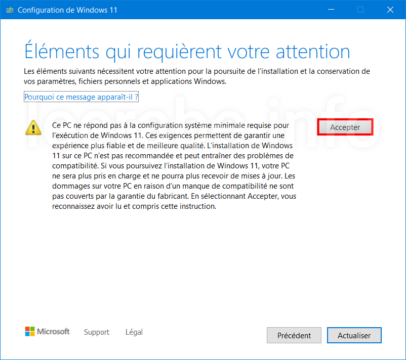Créer un ISO rétrocompatible de Windows 11 (CPU, TPM 2.0, Secure Boot ...