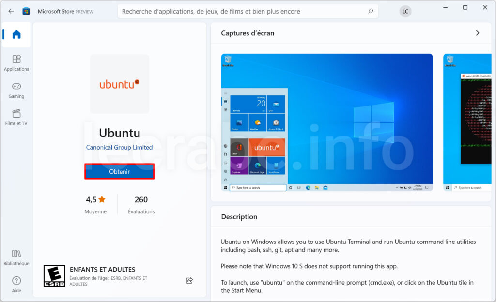 Windows 11 : installer WSL (Windows Subsystem for Linux) – Le Crabe Info