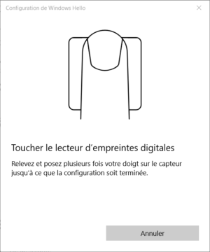 Windows 10 : configurer Windows Hello (code PIN, empreinte digitale ...