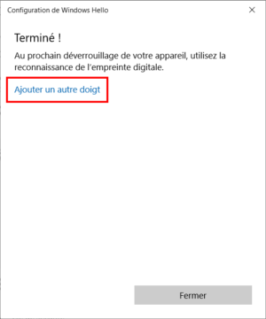Windows 10 : configurer Windows Hello (code PIN, empreinte digitale ...