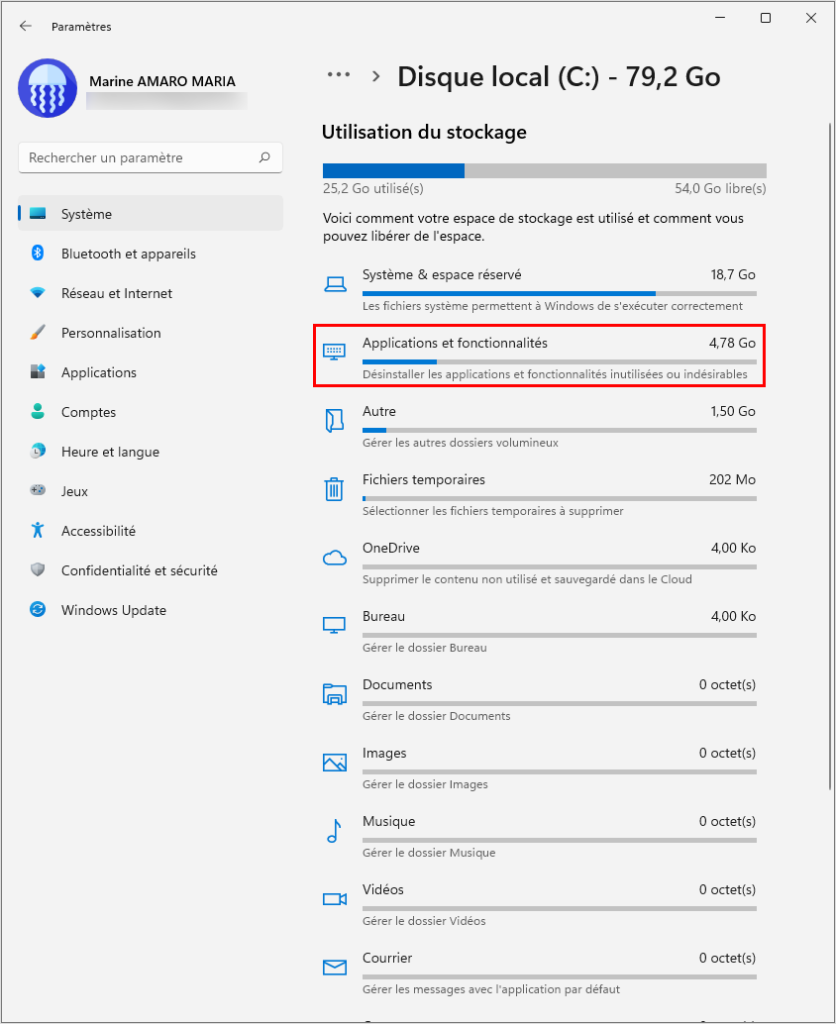 Vérifier l’espace disque libre et utilisé sur un PC Windows – Le Crabe Info
