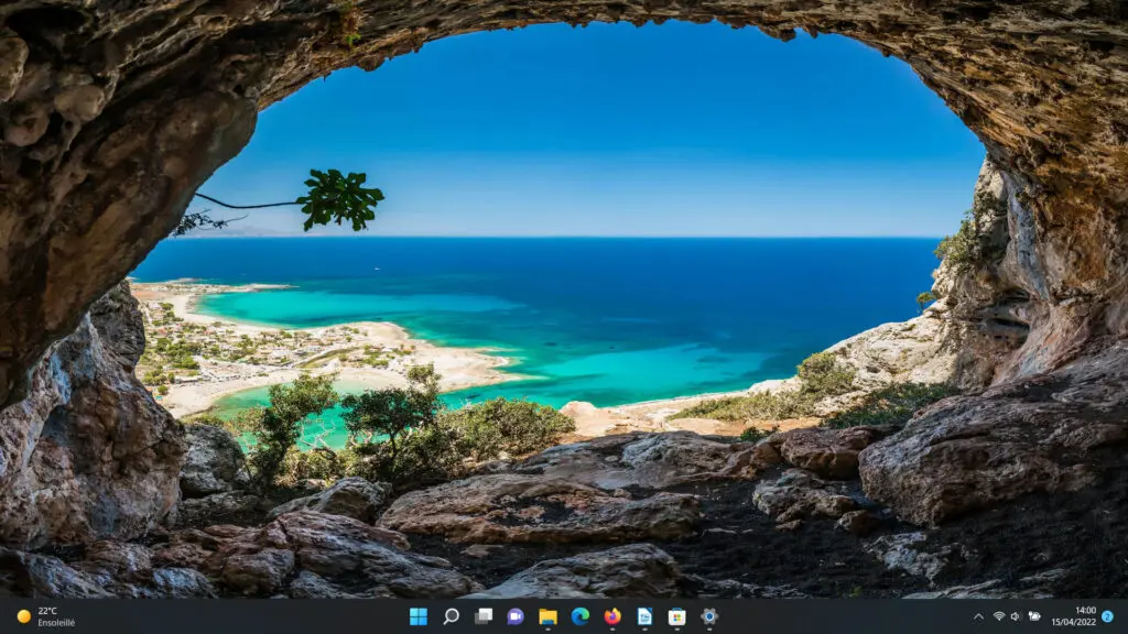 Windows 11 installer thème - nouveau thème Beach Time