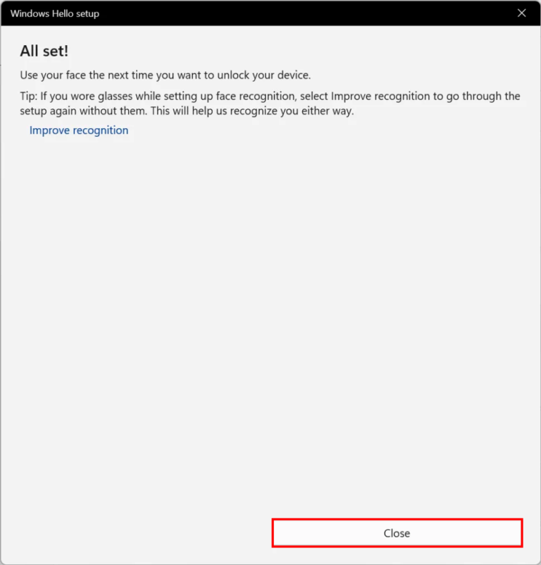 Windows 11 configurer Windows Hello (code PIN, empreinte digitale