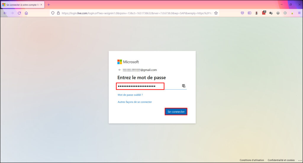 Windows 10 Contrôle parental - Mot de passe pour compte Microsoft parent