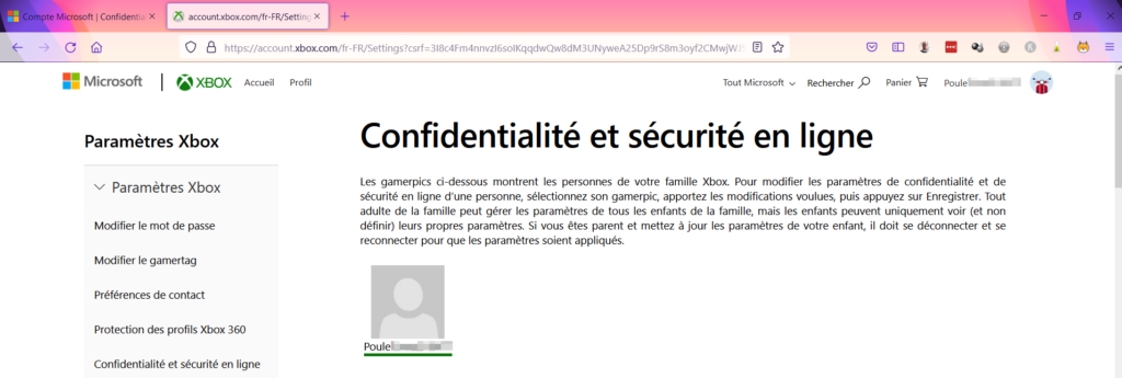 Microsoft confidentialité - Confidentialité Xbox
