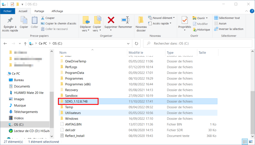 Snappy Driver Installer Origin - Entrer dans SDIO