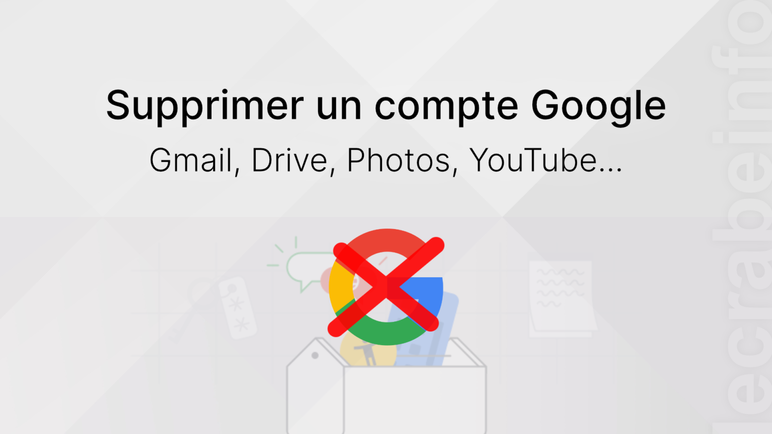 COMMENT SUPPRIMER UN COMPTE GOOGLE visual data 4