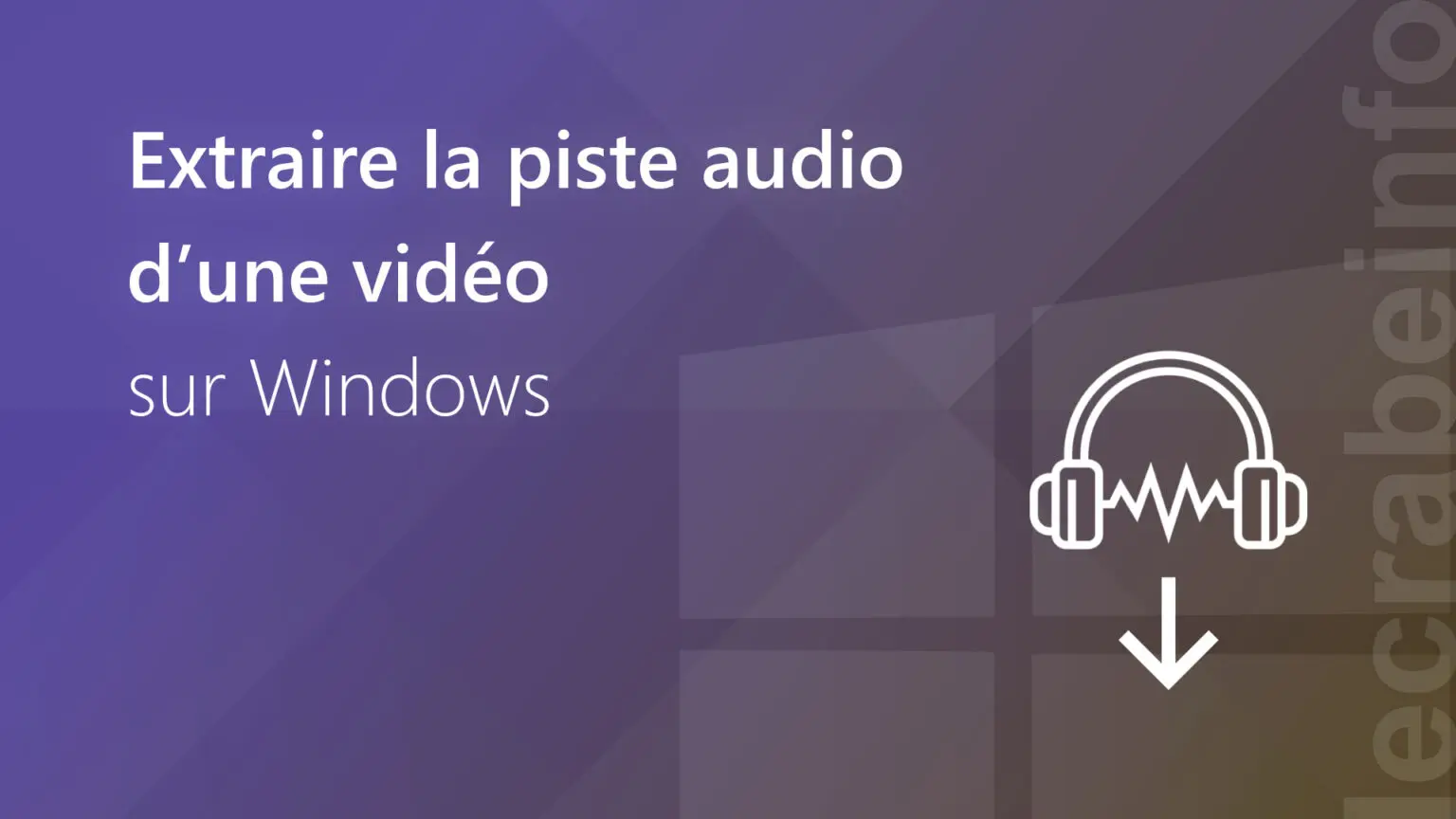 Comment Faire Entendre Une Video Sur Le Vocal Pc