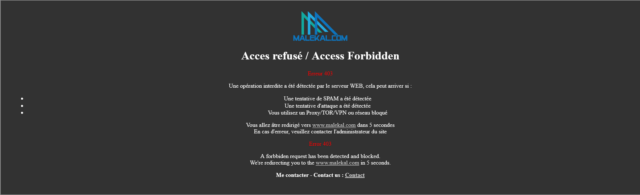Screenshot 20230301 at 120850 403 Acces refus _ Access Forbidden