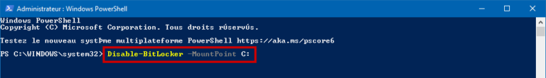 Désactiver BitLocker avec CMD sur Windows [10, 11] – Le Crabe Info