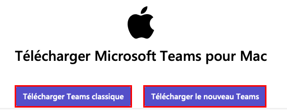 Télécharger Teams pour Mac d'Apple