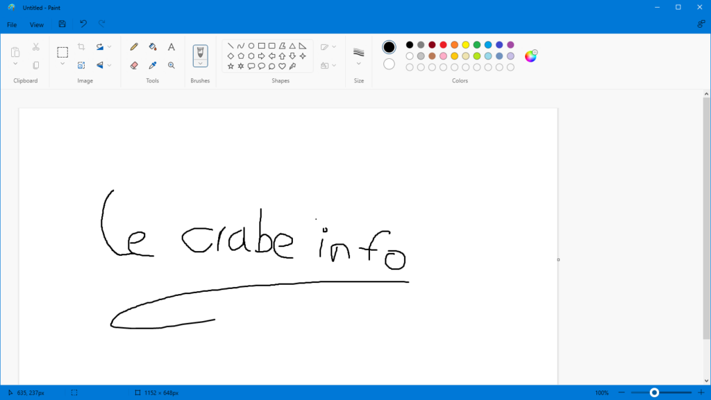 Installer Paint 11 sur Windows 10 Paint 11