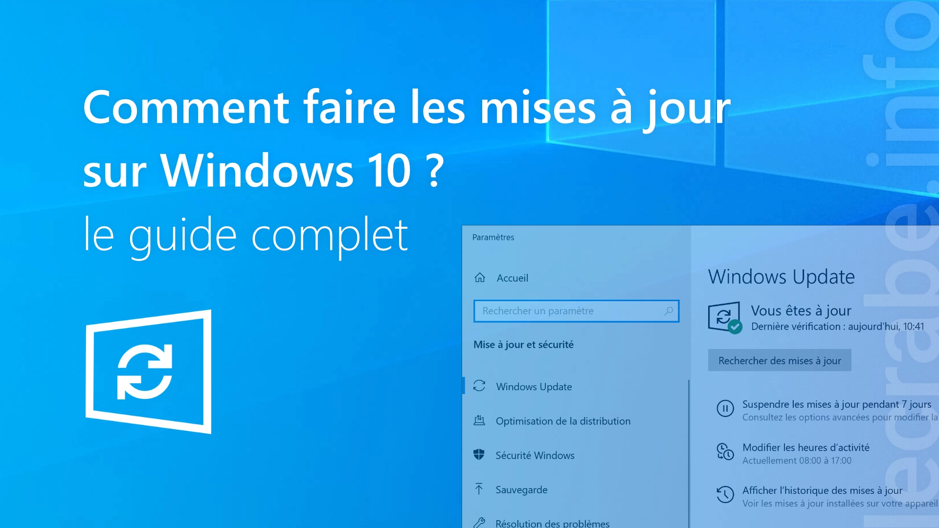 Comment faire les mises à jour sur Windows 10 ?