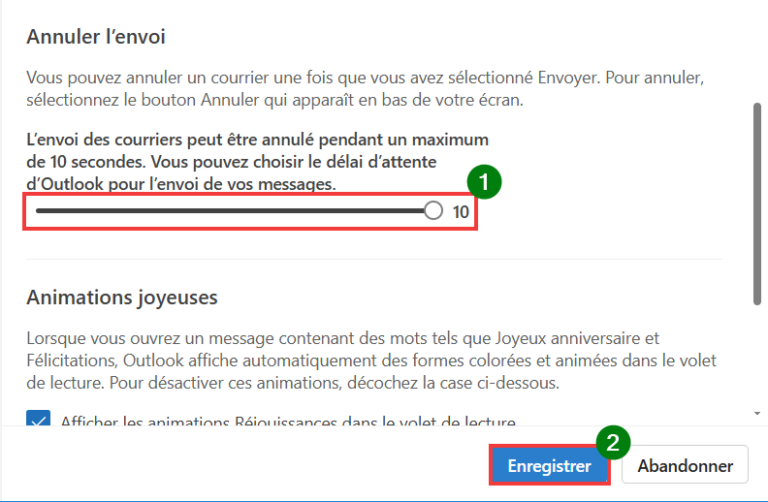 Outlook comment annuler l’envoi d’un email ? Le Crabe Info