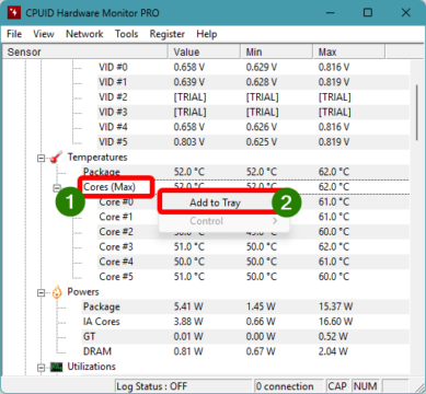 Windows 11 : afficher la température du processeur (CPU) dans la barre ...
