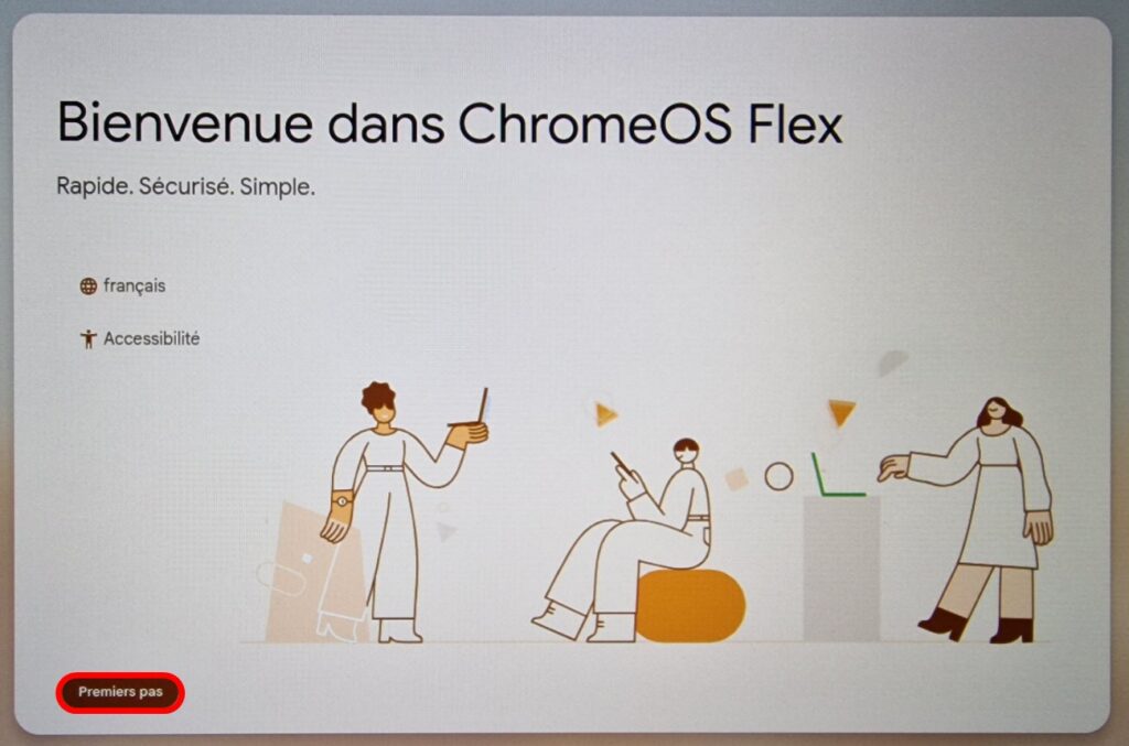 ChromeOS Flex, premiers pas